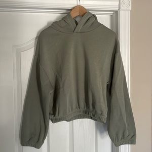 Sage green Zara hoodie